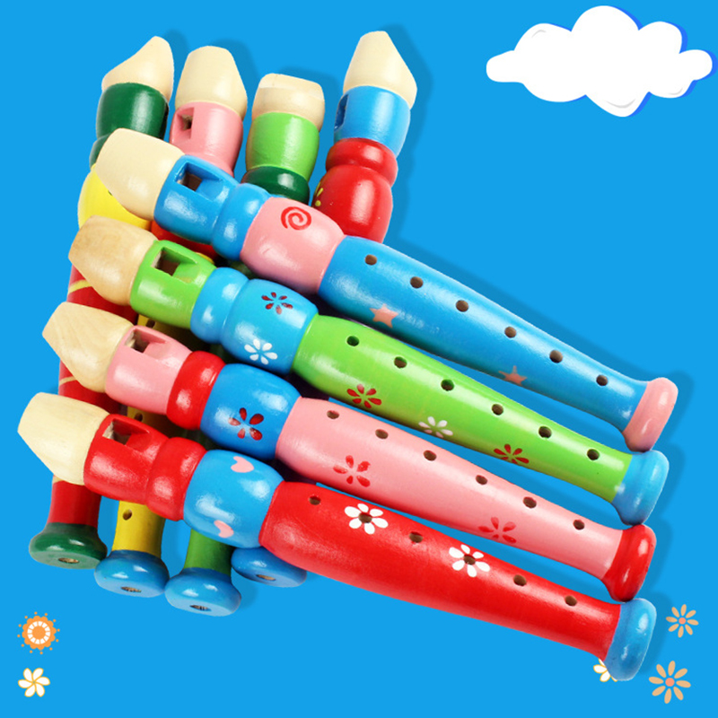 Hot Colorful Wooden Flute Musi - Musical Instrument Harmonium ulasan dan harga