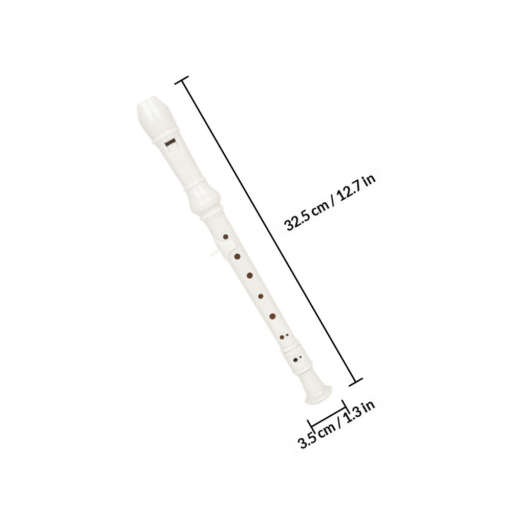1Set 8-Hole Clarinet for Begin - Soprano Recorder Plastic ulasan dan harga