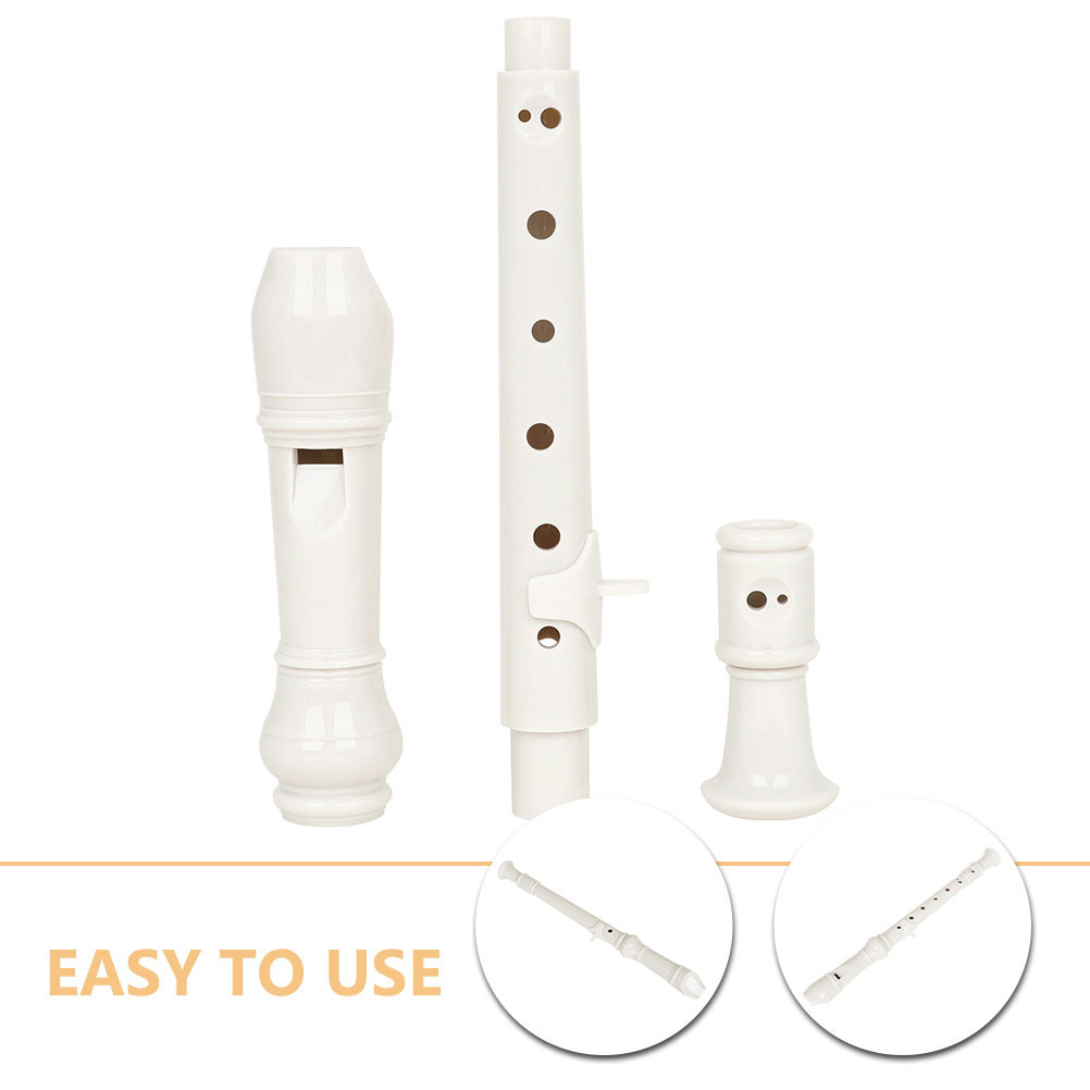 1Set 8-Hole Clarinet for Begin - Soprano Recorder Plastic ulasan dan harga