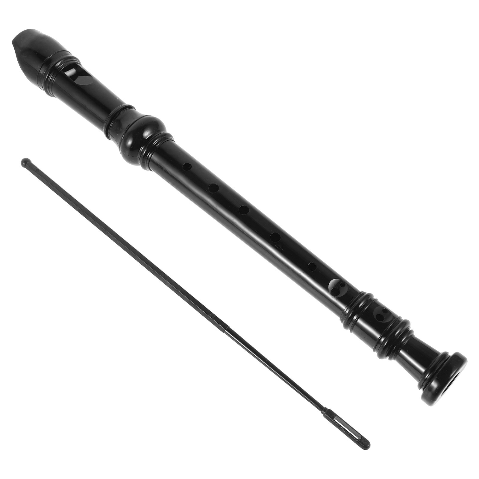 8 Hole Black Transparent ABS R - Soprano Recorder Plastic ulasan dan harga