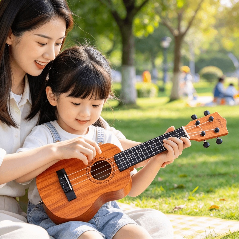 35cm Simulated Kids Ukulele Gu - Musical Instrument Harmonium ulasan dan harga
