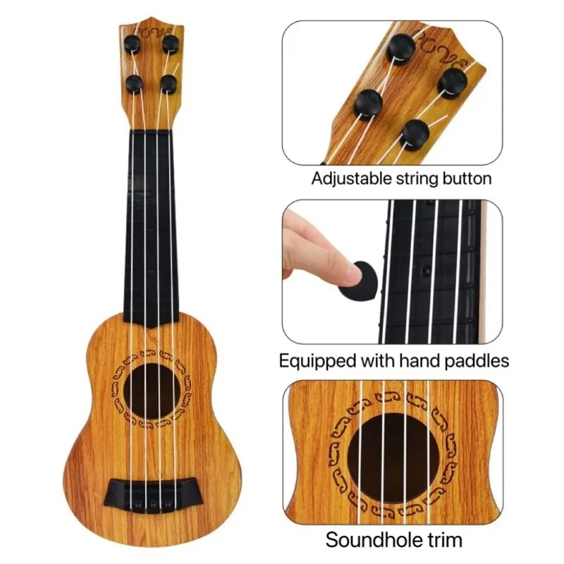 35cm Simulated Kids Ukulele Gu - Musical Instrument Harmonium ulasan dan harga