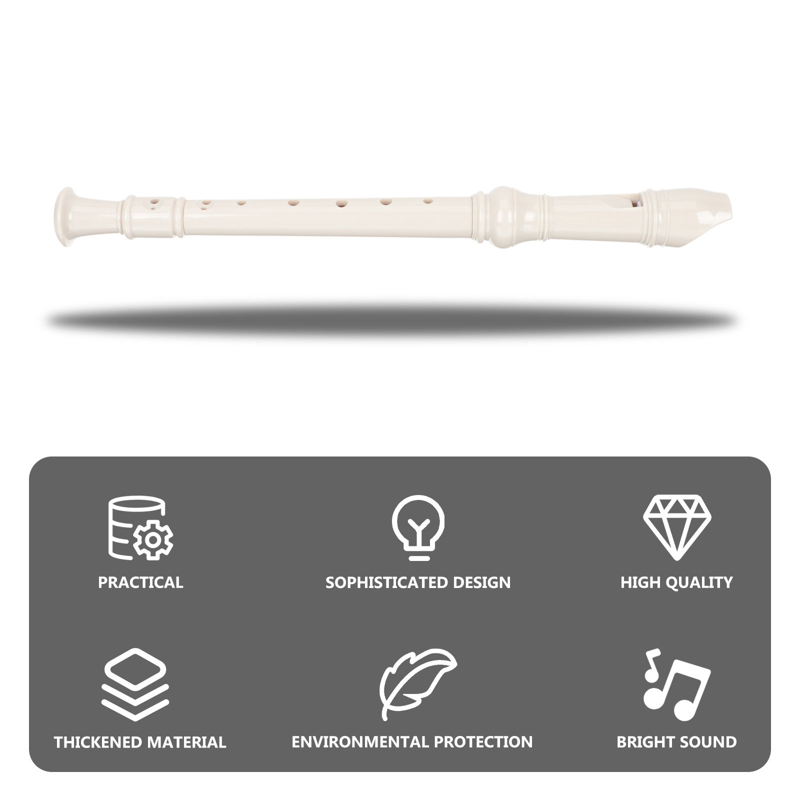 1Set Kids 8-Hole Soprano Recor - Soprano Recorder Plastic ulasan dan harga