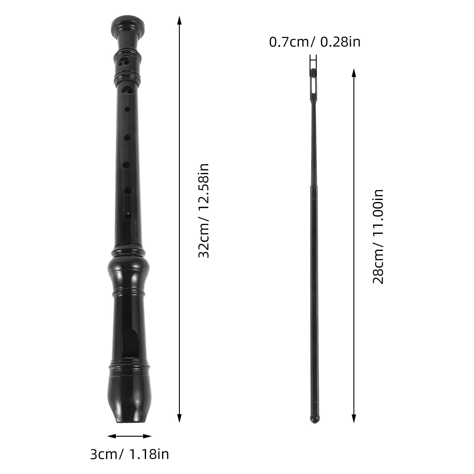 Mini Soprano Recorder 8-Hole A - Soprano Recorder Plastic ulasan dan harga