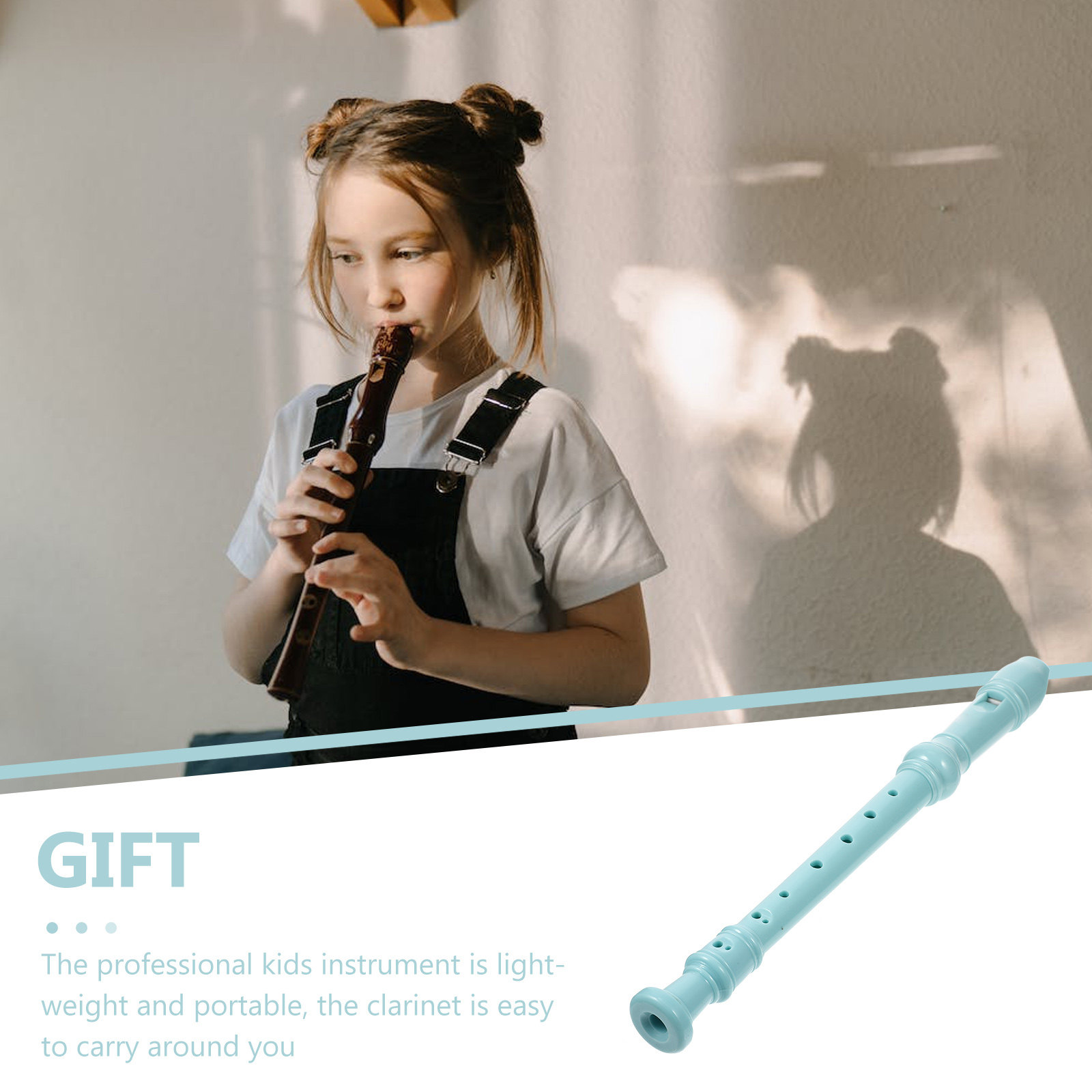 1Set 8-Hole Clarinet Plastic B - Soprano Recorder Plastic ulasan dan harga