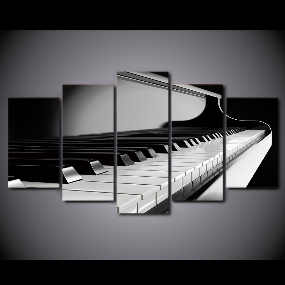 Canvas Wall Art Pictures Moder - Picture Of Musical Instrument ulasan dan harga