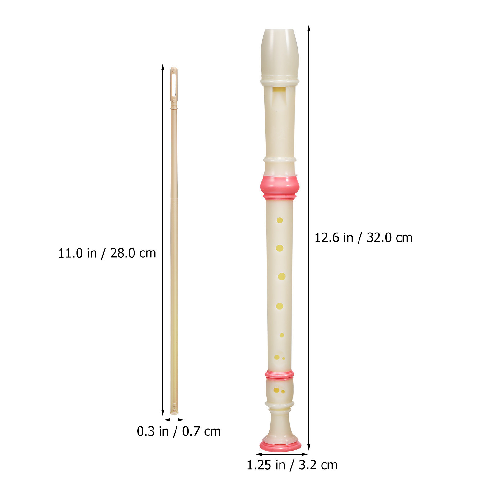 2Pcs High Pitch Soprano Record - Soprano Recorder Plastic ulasan dan harga