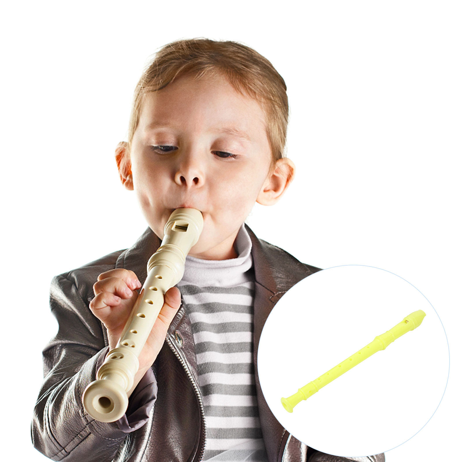 1Set Soprano Recorder 8 Hole A - Soprano Recorder Plastic ulasan dan harga
