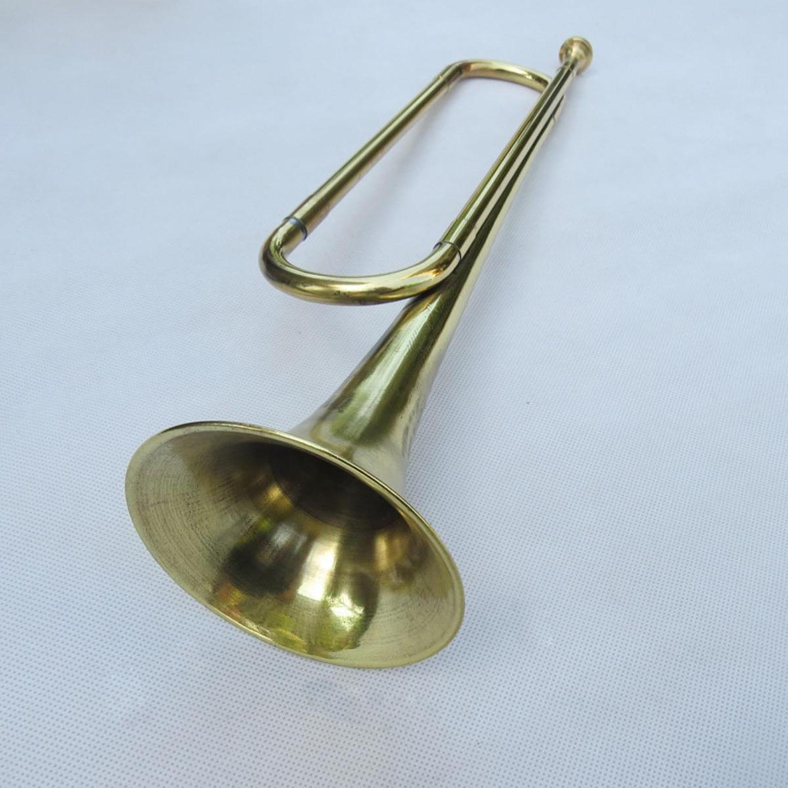 Premium Brass Trumpet Bugle Po - Musical Instrument Bugle ulasan dan harga