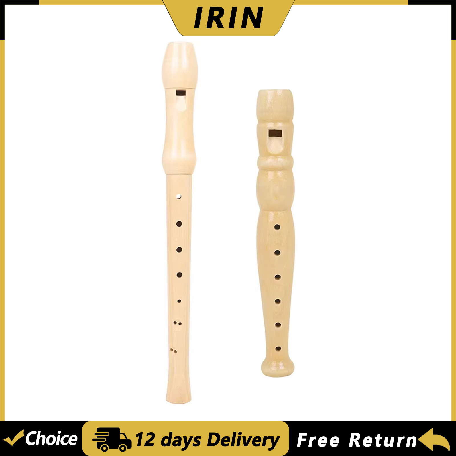 IRIN 6/8 Hole Recorder Wood Co - Musical Instrument Harmonium ulasan dan harga