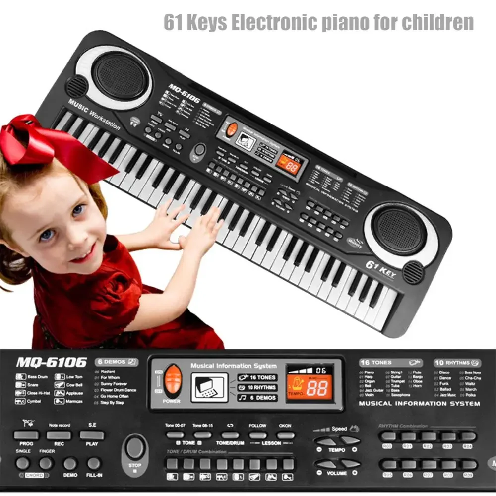 Kids Electronic Piano Keyboard - Musical Instrument Harmonium ulasan dan harga