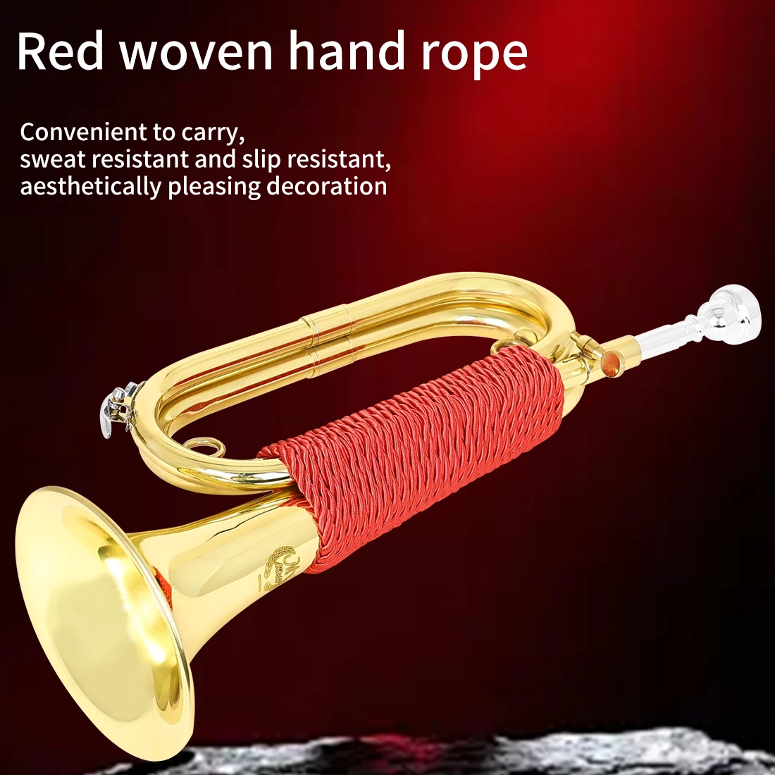 M MBAT Bugle Spanish Flugelhor - Musical Instrument Bugle ulasan dan harga